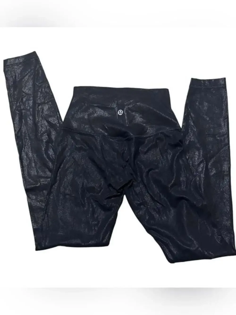 lululemon athletica Shiny Black High-Rise Leggings